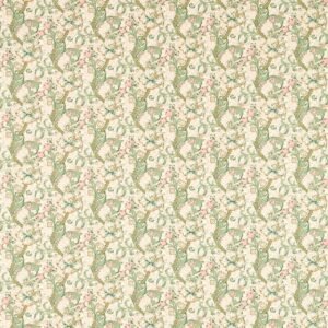 William Morris Golden Lily Fabric Linen Blush F1677/03 - By The Metre