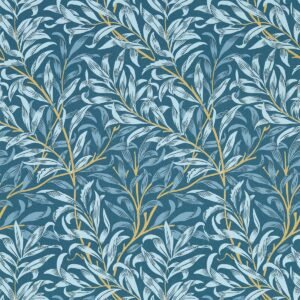 William Morris Willow Boughs Wallpaper Denim Blue W0172/01