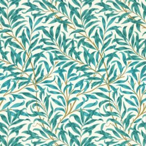 William Morris Willow Boughs Wallpaper Teal W0172/05