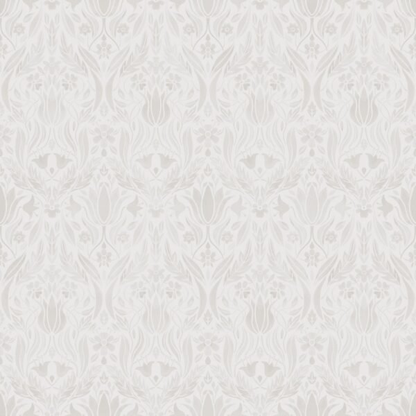 Blomstermala Floral Collage Wallpaper Beige White Galerie 51017