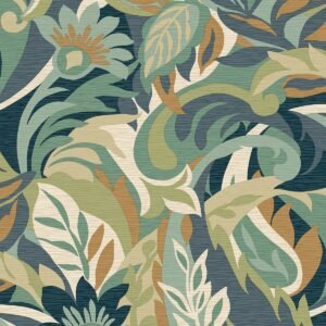 Casa Leaf Wallpaper Green Belgravia 5900