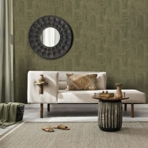 Khalili Wallpaper Macrame Khaki Holden 65953