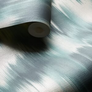 Lusso Colorante Wallpaper Teal Clarke and Clarke W0165/03