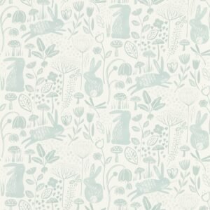 Harlequin Into The Meadow Wallpaper Duck Egg HLTF112631