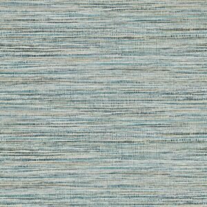 Harlequin Affinity Textured Vinyl Wallpaper Sky Blue and Ochre HMWF111956