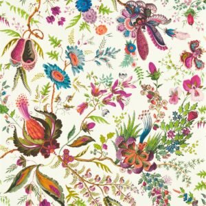 Harlequin X Sophie Robinson Wonderland Floral Wallpaper Spinel/Peridot/Pearl HSRW113065