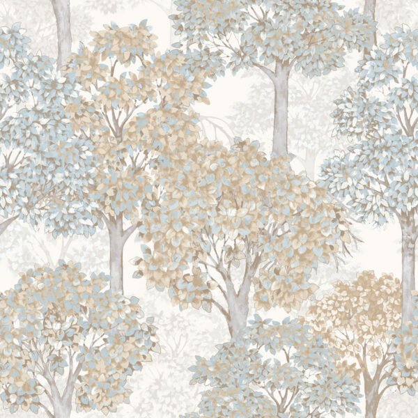 Little Explorers 2 Wallpaper Cottage Tree Blue Galerie 12323