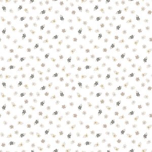 Little Explorers 2 Wallpaper Five Leaf Flower Beige Galerie 14842