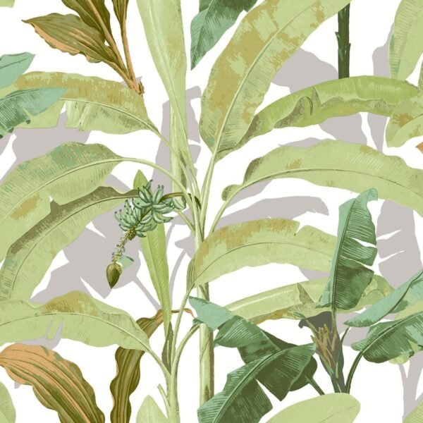 Into The Wild Banana Tree Wallpaper Green Galerie 18541