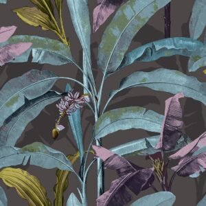 Into The Wild Banana Tree Wallpaper Brown Galerie 18543