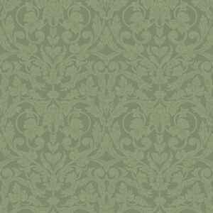 Ekbacka Rosali Floral Wallpaper Green Galerie 14009