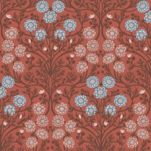 Ekbacka Bellis Floral Wallpaper Terracotta Galerie 14021