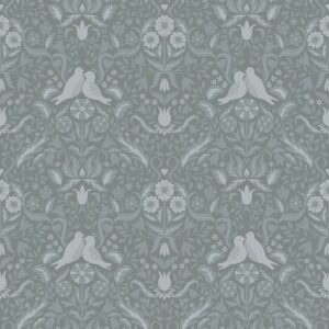 Ekbacka Niki Floral Wallpaper Green Galerie 14029