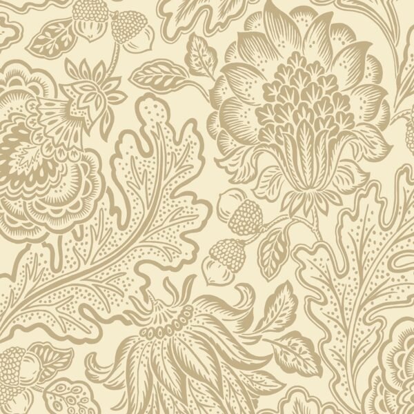 Fernhurst Floral Trail Wallpaper Beige Belgravia 1111