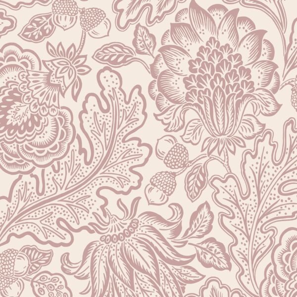 Fernhurst Floral Trail Wallpaper Pink Belgravia 1113